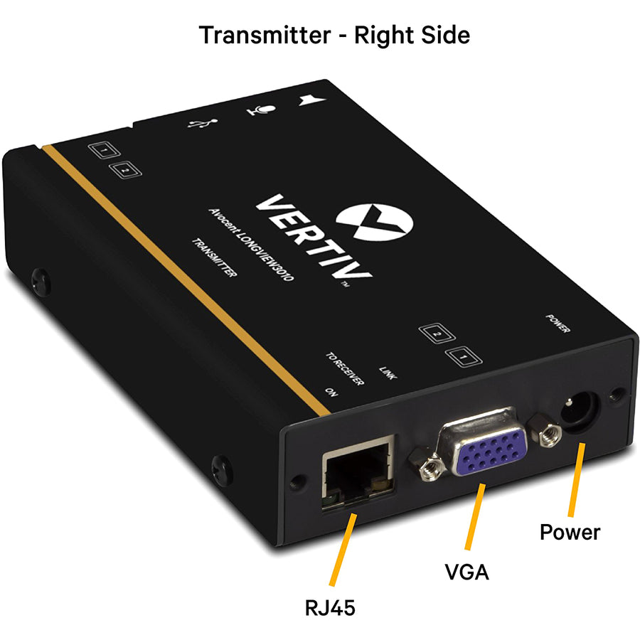 Avocent LV 3000 Series High Quality KVM Extender Kit with Receiver & Transmitter LV3010P-001