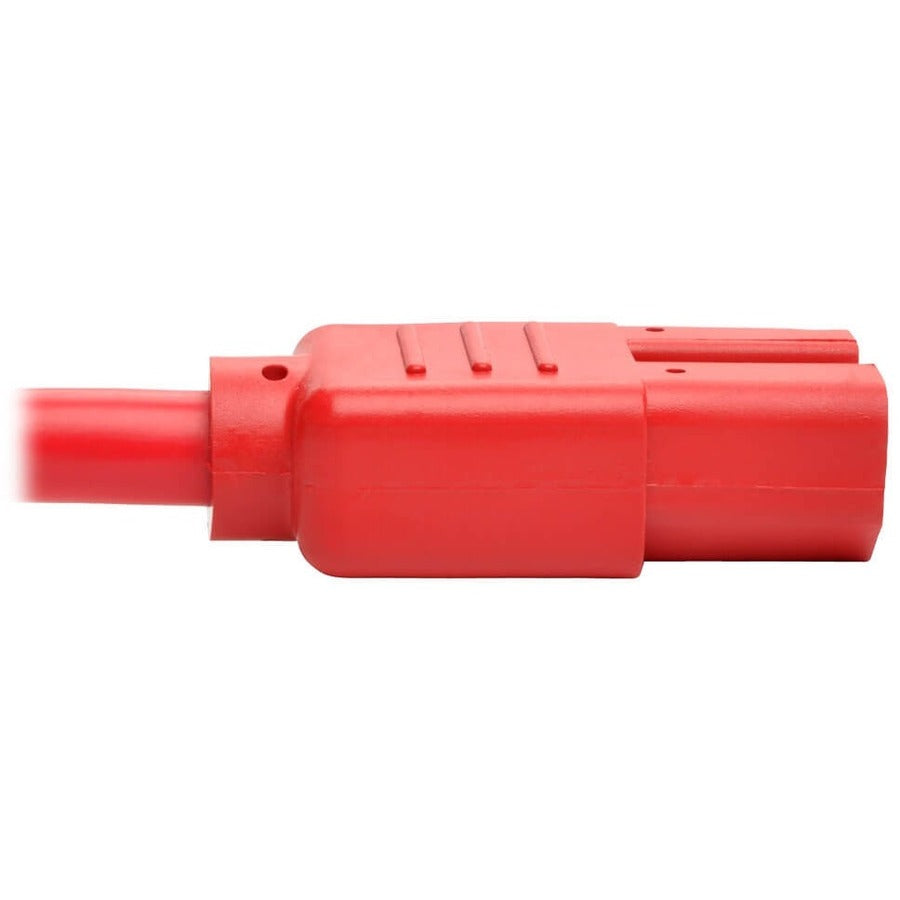 Eaton Tripp Lite Series Power Cord C14 to C15 - Heavy-Duty, 15A, 250V, 14 AWG, 6 ft. (1.83 m), Red P018-006-ARD