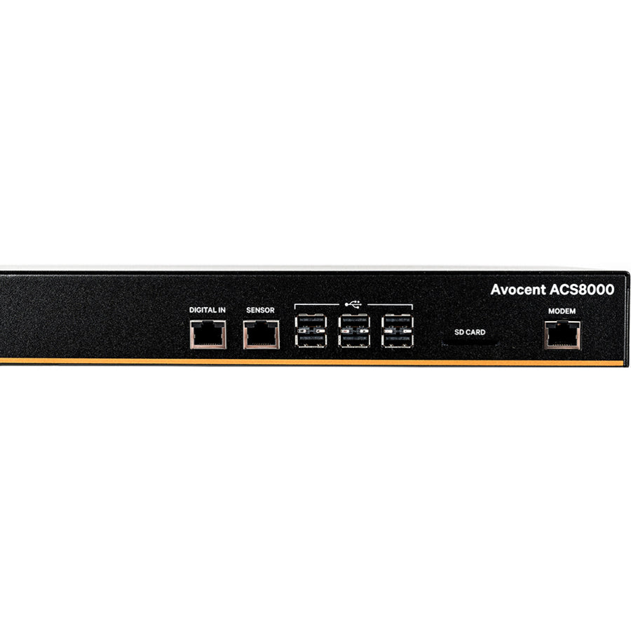 Vertiv Avocent 8-port ACS8000 Console System with dual AC Power Supply, non-TAA ACS8008MDAC-400