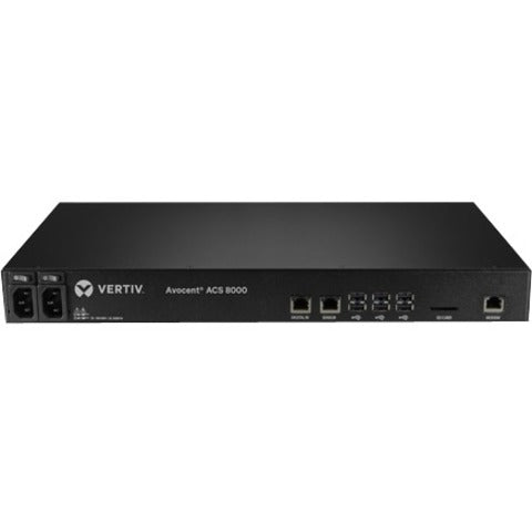 Vertiv Avocent 8-port ACS8000 Console System with dual AC Power Supply, non-TAA ACS8008MDAC-400