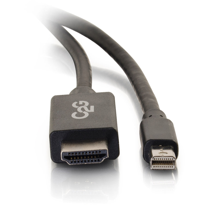 C2G 10ft Mini DisplayPort to HDMI Adapter Cable - Black - TAA 54422