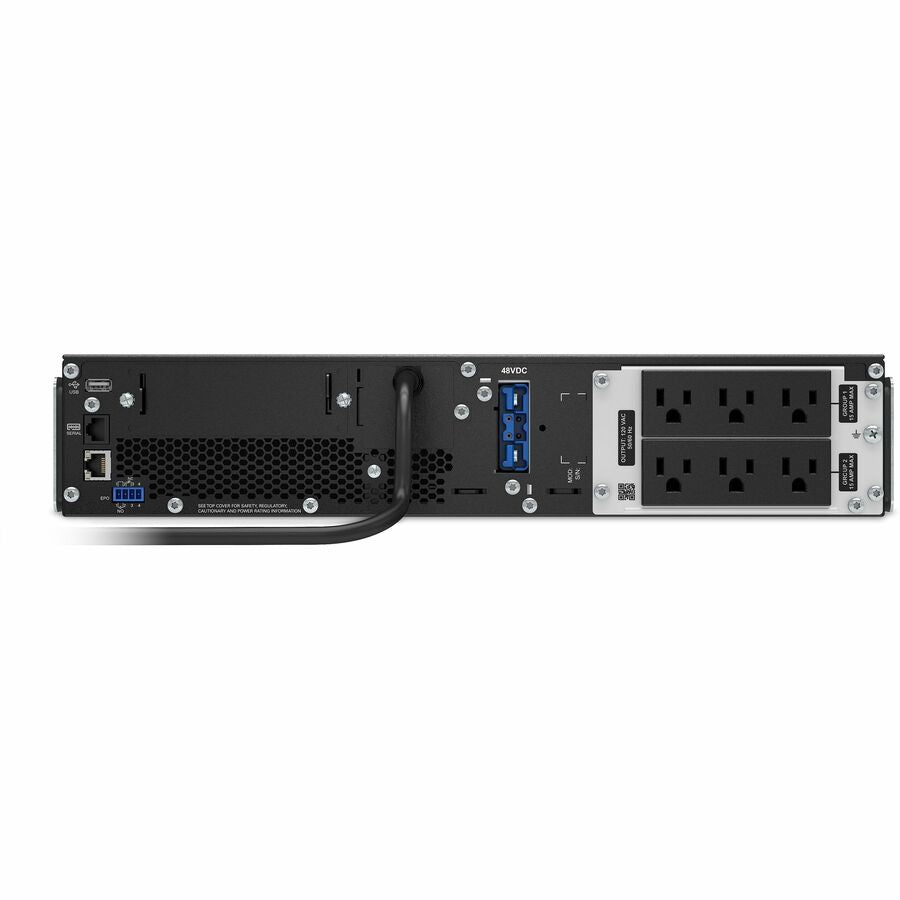 APC by Schneider Electric Smart-UPS SRT 1500VA RM 120V Network Card SRT1500RMXLA-NC