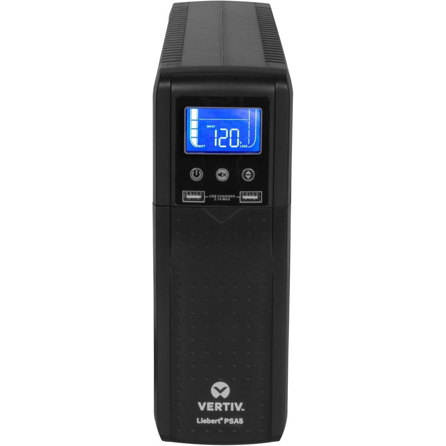 Vertiv Liebert PSA5 UPS - 1000VA/600W 120V| Line Interactive AVR Tower UPS PSA5-1000MT120
