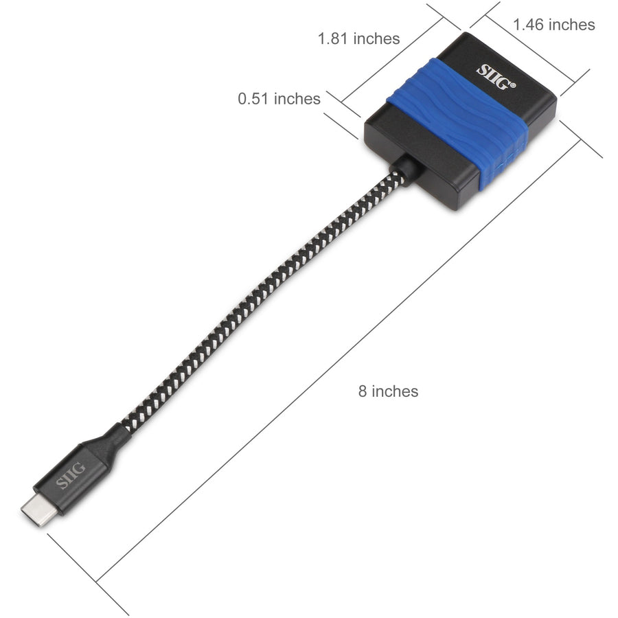 SIIG USB Type-C to VGA Video Cable Adapter CB-TC0114-S2