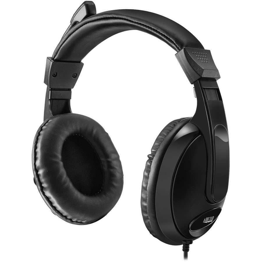 Adesso Xtream H5 - 3.5mm Stereo Headset with Microphone - Noise Cancelling - Wired- Lightweight XTREAM H5