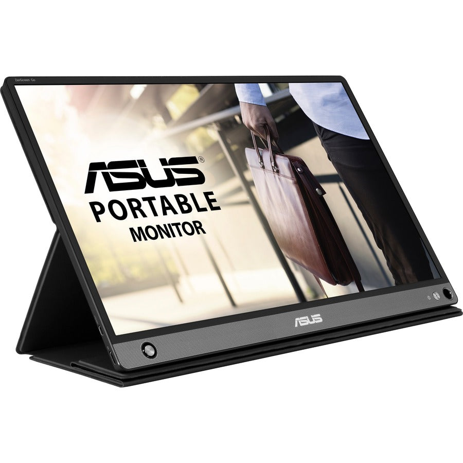 Asus ZenScreen GO MB16AHP 16" Class Full HD LCD Monitor - 16:9 - Black, Gray MB16AHP