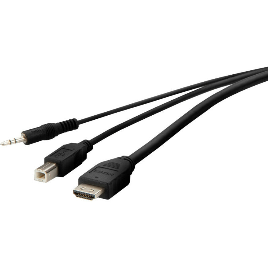 Belkin TAA HDMI/USB/AUD CBL,HDMI M/M; USB A/B, 6' F1DN1CCBL-HH6T