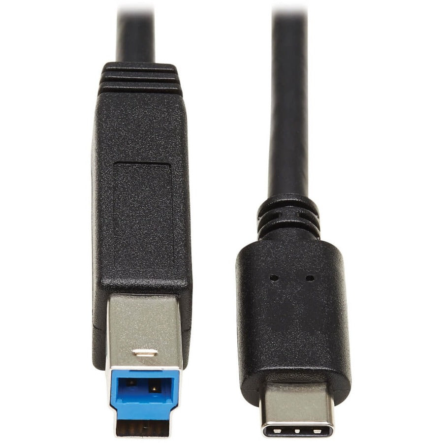 Eaton Tripp Lite Series USB-C to USB-B Cable (M/M) - USB 3.2 Gen 2 (10 Gbps), Thunderbolt 3 Compatible, 20 in. (51 cm) U422-20N-G2