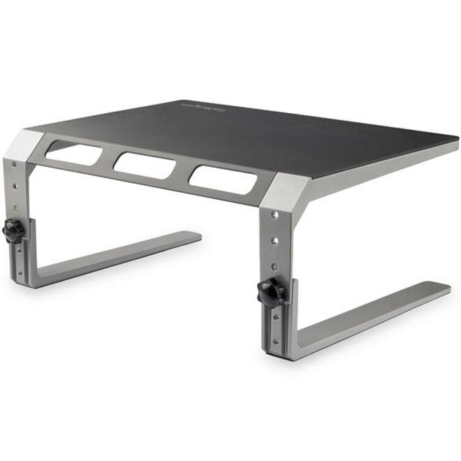 StarTech.com Monitor Riser Stand, For up to 32" (22lb/10kg) Monitor, Monitor Riser, Steel&Aluminum, Monitor Shelf w/ Three Height Settings MONSTND