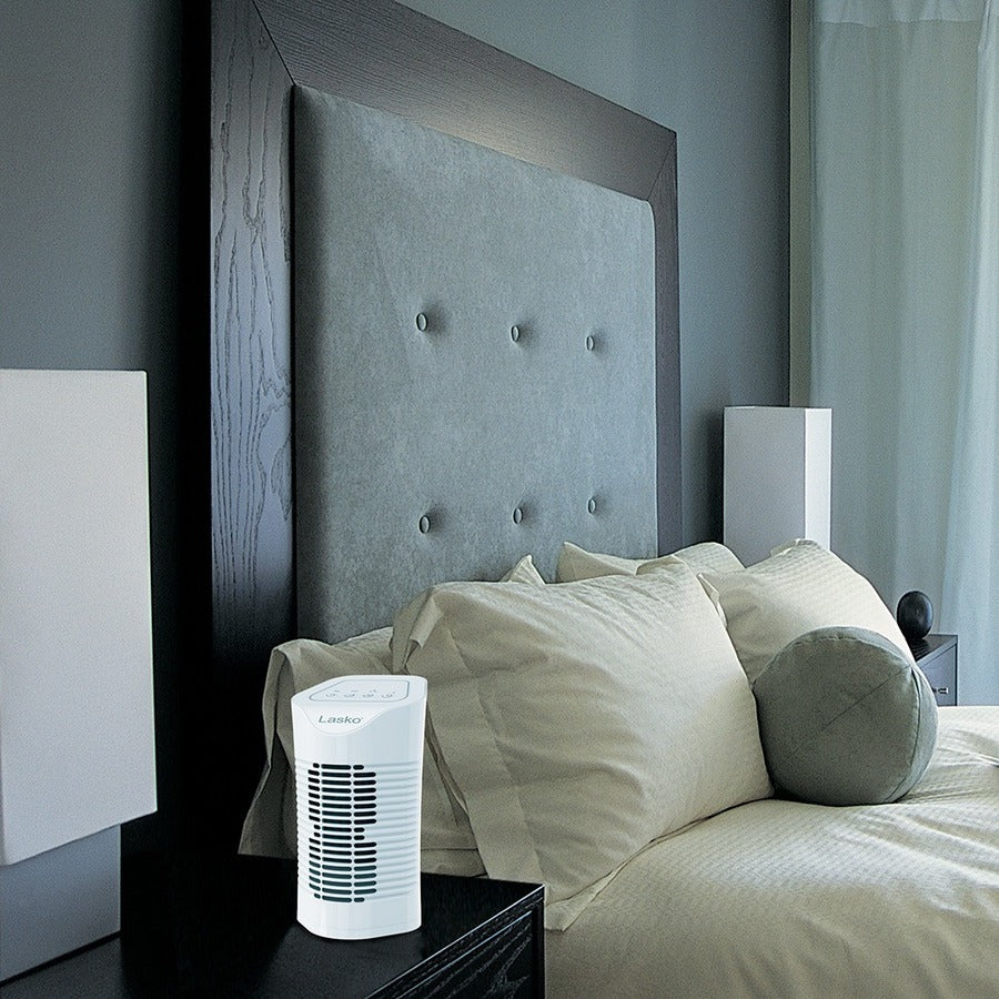 Lasko Desktop Air Purifier with 3-Stage Air Cleaning System HF11200
