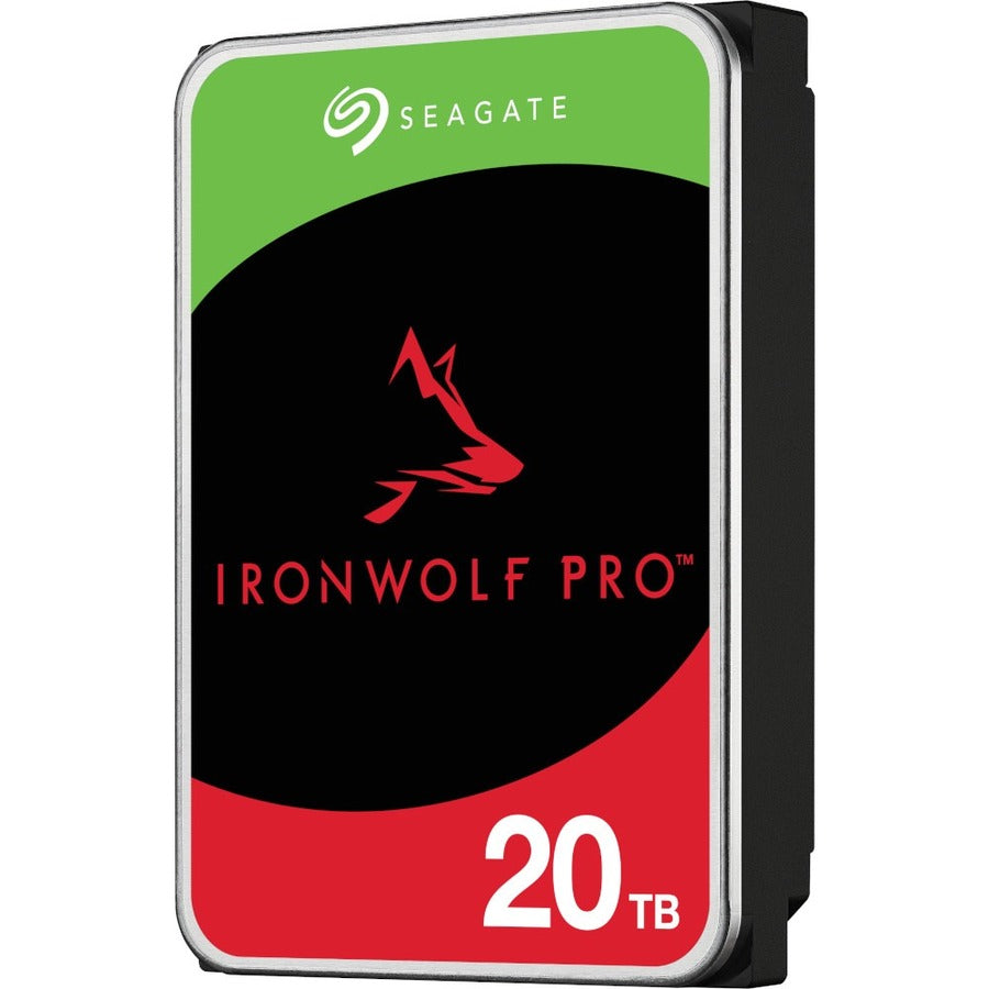 Seagate IronWolf Pro ST20000NT001 20 TB Hard Drive - 3.5" Internal - SATA (SATA/600) - Conventional Magnetic Recording (CMR) Method ST20000NT001