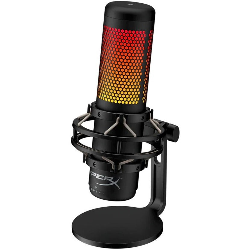 HyperX QuadCast S Wired Condenser Microphone - Black, Gray 4P5P7AA