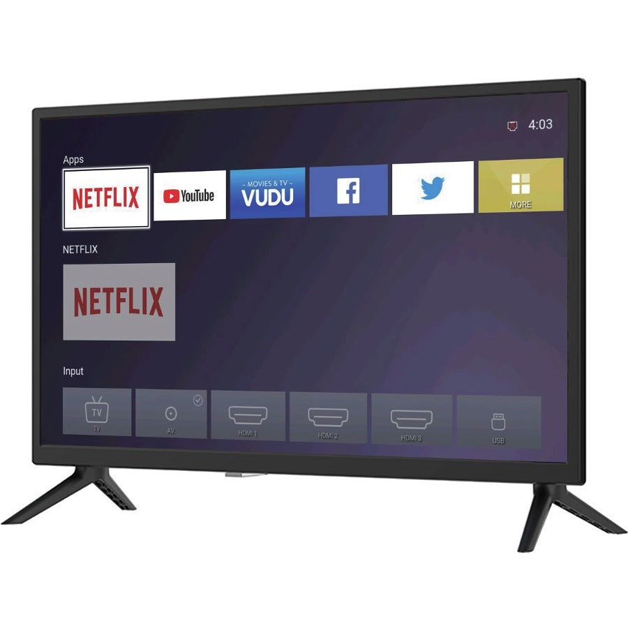 Supersonic SC-2416STV 24" Smart LED-LCD TV - HDTV - Black SC-2416STV