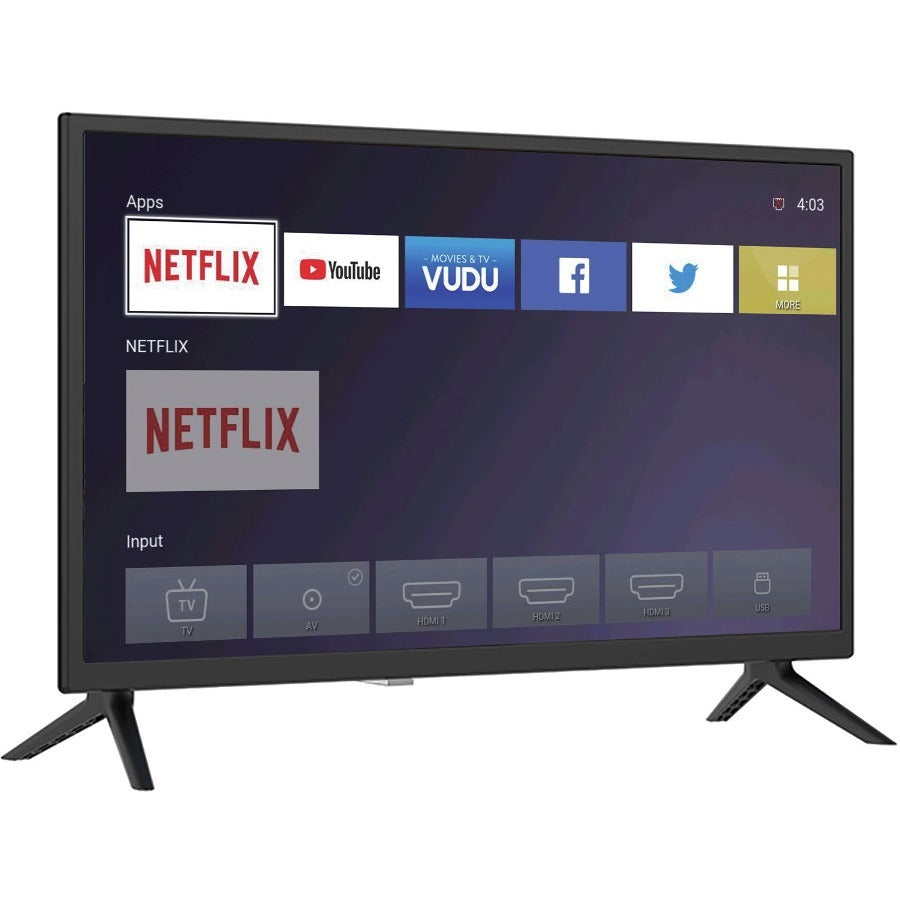 Supersonic SC-2416STV 24" Smart LED-LCD TV - HDTV - Black SC-2416STV
