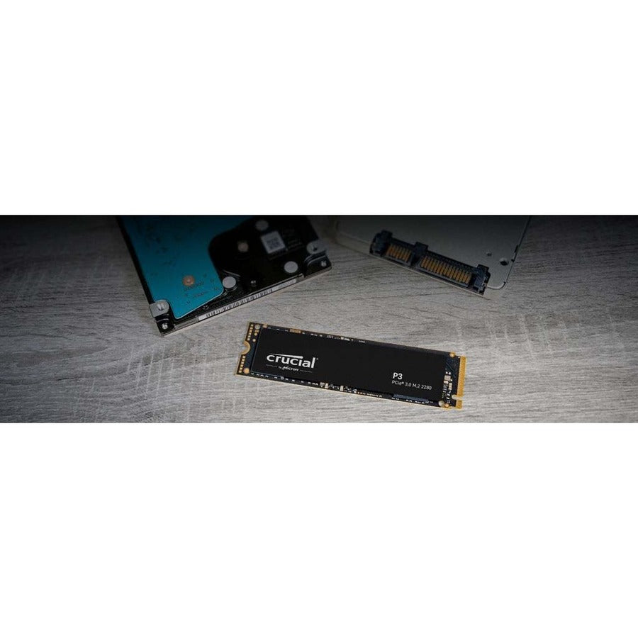 Crucial P3 CT4000P3SSD8 4 TB Solid State Drive - M.2 2280 Internal - PCI Express NVMe (PCI Express NVMe 3.0 x4) CT4000P3SSD8