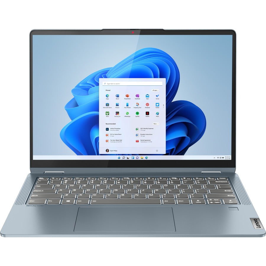 Lenovo IdeaPad Flex 5 14ALC7 82R9000RUS 14" Touchscreen Convertible 2 in 1 Notebook - WUXGA - AMD Ryzen 5 5500U - 8 GB - 256 GB SSD - English (US) Keyboard - Stone Blue 82R9000RUS