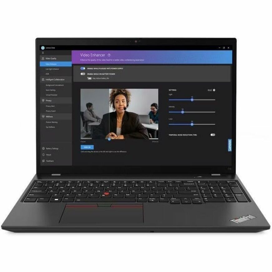 Lenovo ThinkPad T16 Gen 2 21K70006US 16" Notebook - WUXGA - AMD Ryzen 5 PRO 7540U - 16 GB - 256 GB SSD - English Keyboard - Thunder Black 21K70006US
