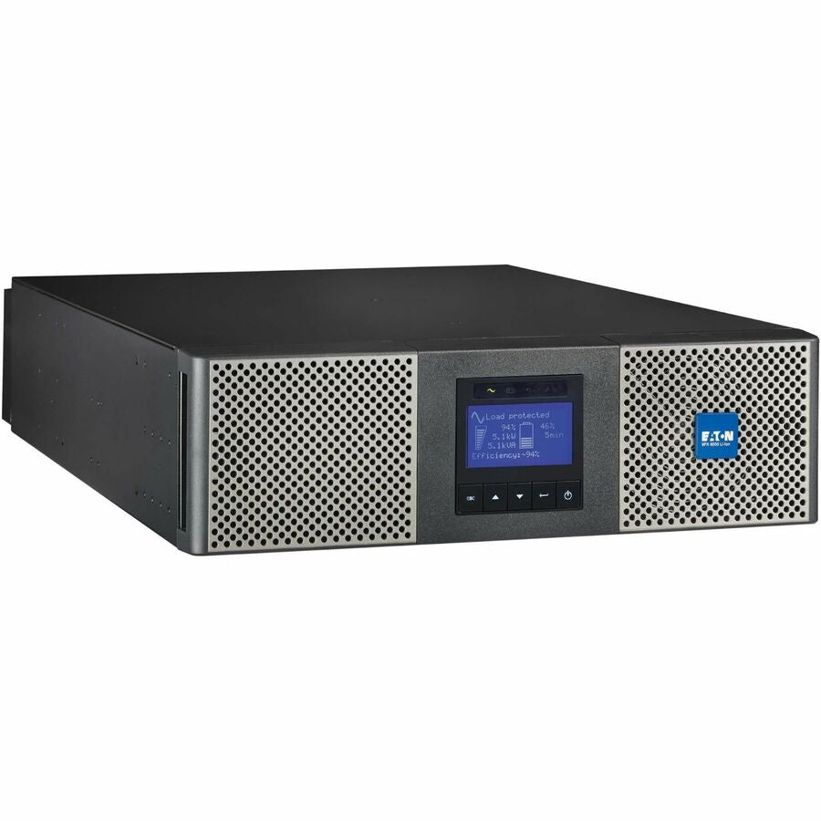 Eaton 9PX 6000VA 5400W 208V Online Double-Conversion UPS - L6-30P or Hardwired Input, 2 L6-20R, 2 L6-30R, Lithium-ion Battery, Cybersecure Network Card, Extended Run, 3U Rack/Tower - Battery Backup 9PX6K-L