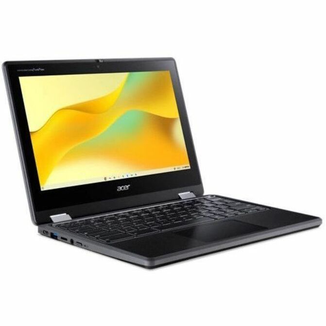 Acer Chromebook Spin 511 R756TN R756TN-C01B 11.6" Touchscreen Convertible 2 in 1 Chromebook - WXGA - Intel N100 - 4 GB - 32 GB Flash Memory - English (US) Keyboard - Black NX.KEDAA.001