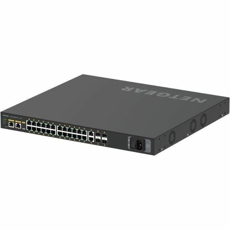 Netgear AV Line M4250-26G4XF-PoE+ 24x1G PoE+ 480W 2x1G and 4xSFP+ Managed Switch GSM4230PX-TAANAS