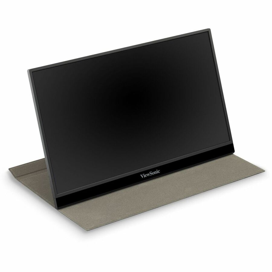 ViewSonic VX1655 15.6 Inch 1080p FHD Portable LED IPS Monitor with 2 Way Powered 60W USB C, Mini HDMI, Dual Speakers, and Built-in Stand with Tripod Mount VX1655
