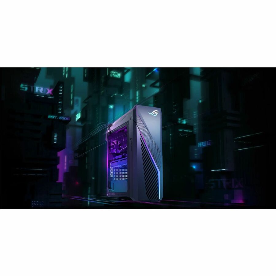 Asus ROG G G16CHR-XH766 Gaming Desktop Computer - Intel Core i7 13th Gen i7-13700F - 32 GB - 512 GB SSD - Tower - Gray G16CHR-XH766