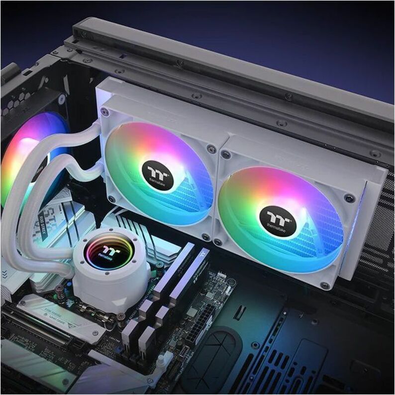 Thermaltake TH280 V2 ARGB Sync All-In-One Liquid Cooler - Snow Edition CL-W377-PL14SW-A