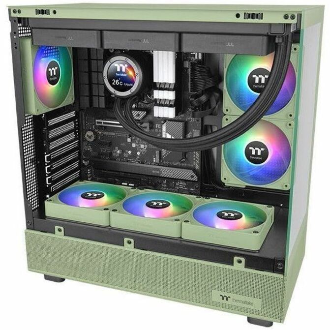 Thermaltake CT120 EX ARGB Sync PC Cooling Fan Matcha Green (3-Fan Pack) - 3 Pack CL-F196-PL12MG-A