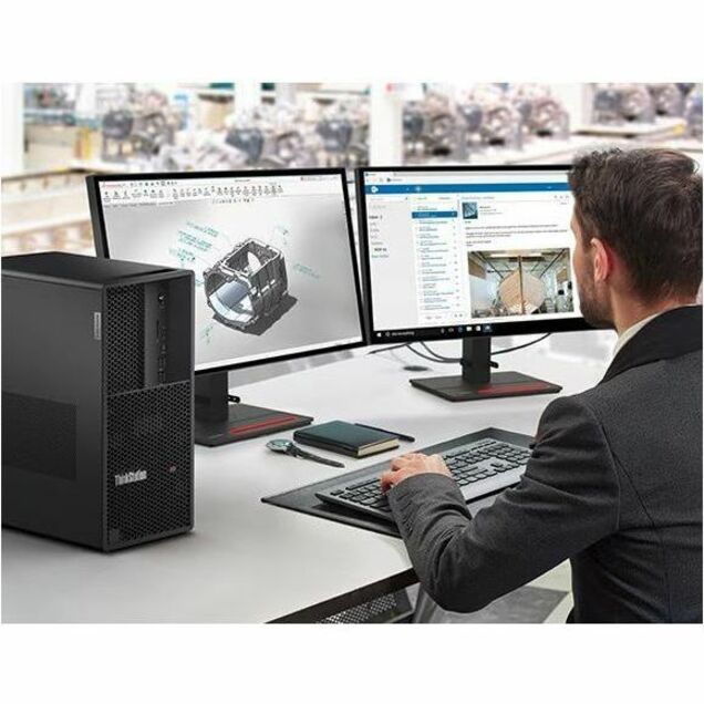 Lenovo ThinkStation P3 30GS006PUS Workstation - 1 x Intel Core i7 13th Gen i7-13700K - vPro Technology - 32 GB - 1 TB SSD - Tower 30GS006PUS