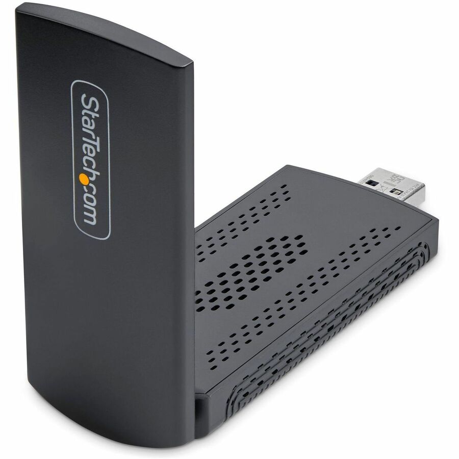 StarTech.com Wi-Fi 6E USB Adapter/Dongle, For Desktop/Laptop PC, Wireless NIC Up To 2402Mbps, WiFi 2.4/5/6GHz Network, 802.11ax AX54005A-USB-WIFI-6E