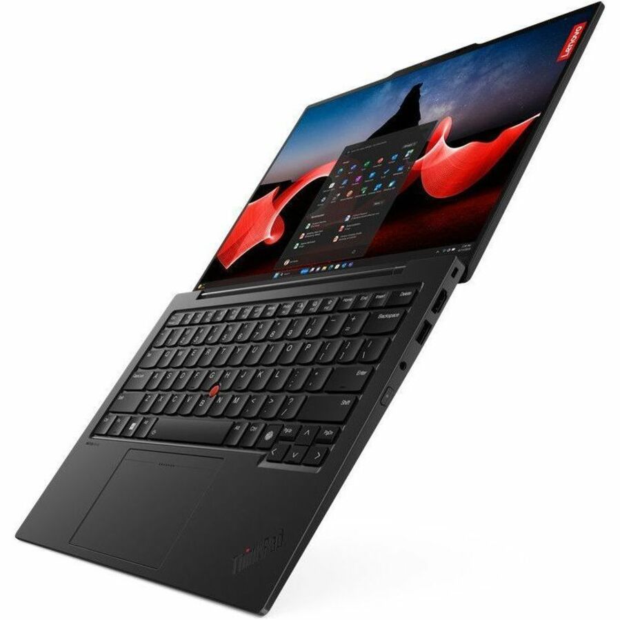 Lenovo ThinkPad X1 Carbon Gen 12 21KC00B1US 14" Touchscreen Notebook - WUXGA - Intel Core Ultra 7 165U - vPro Technology - Intel Evo Platform - 32 GB - 512 GB SSD - English Keyboard - Black Paint 21KC00B1US