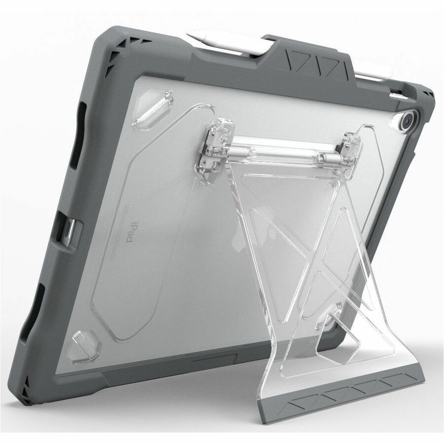 MAXCases Shield Extreme-X2 for iPad 10 10.9" (2022) (Red Bezel-Gray Case) APSXX2IP10RED