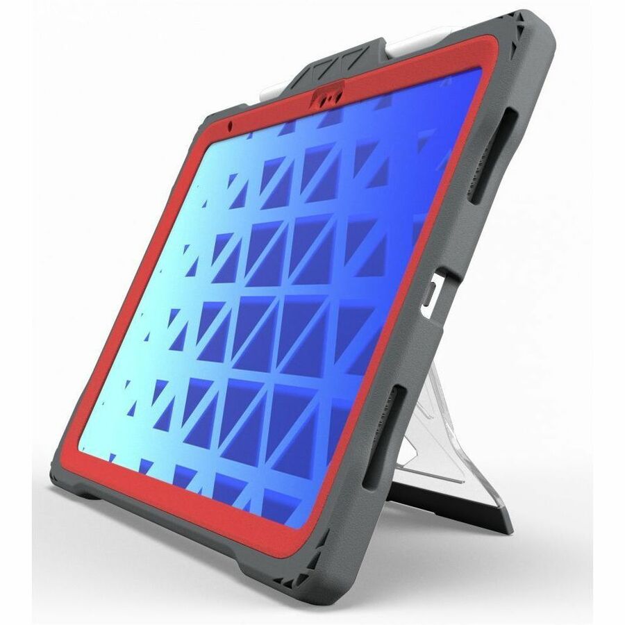 MAXCases Shield Extreme-X2 for iPad 10 10.9" (2022) (Red Bezel-Gray Case) APSXX2IP10RED
