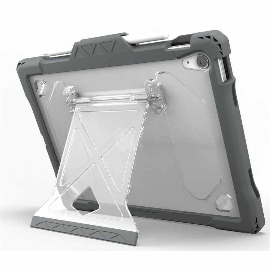 MAXCases Shield Extreme-X2 for iPad 10 10.9" (2022) (Red Bezel-Gray Case) APSXX2IP10RED