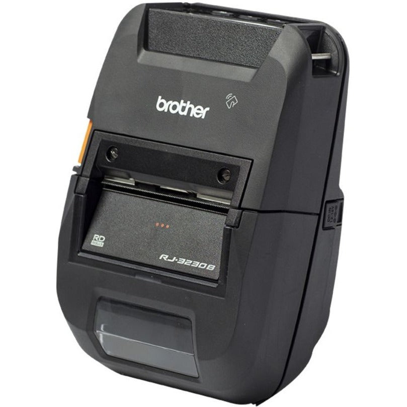 Brother RuggedJet RJ-3230BL Mobile Direct Thermal Printer - Monochrome - Portable - Label/Receipt Print - Ethernet - USB - Bluetooth - Black RJ3230BL