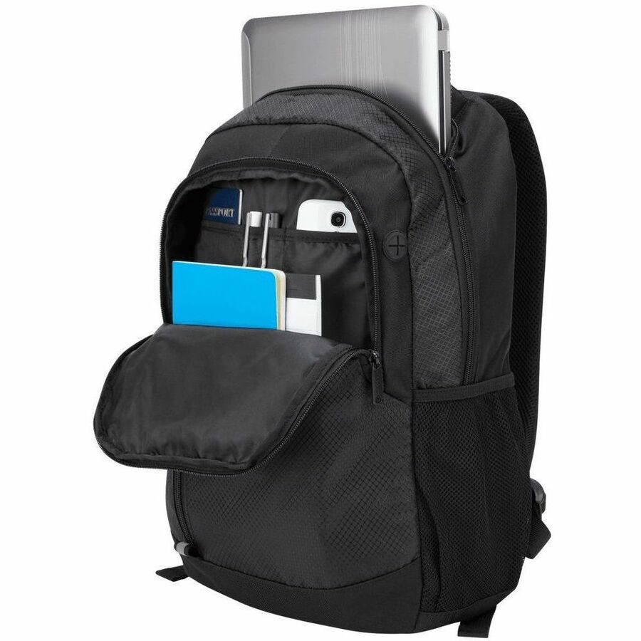 Targus Sport TSB89104US Carrying Case (Backpack) for 15.6" to 16" Notebook - Black - TAA Compliant TSB89104US