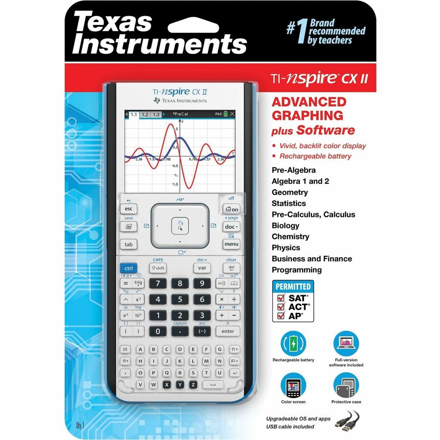 Texas Instruments TI-Nspire Graphing Calculator NSCX2/TBL/1L1
