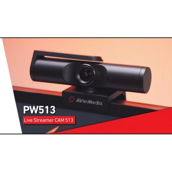 AVerMedia Live Streamer PW513 Webcam - 8 Megapixel - 60 fps - USB 3.0 - TAA and NDAA Compliant PW513
