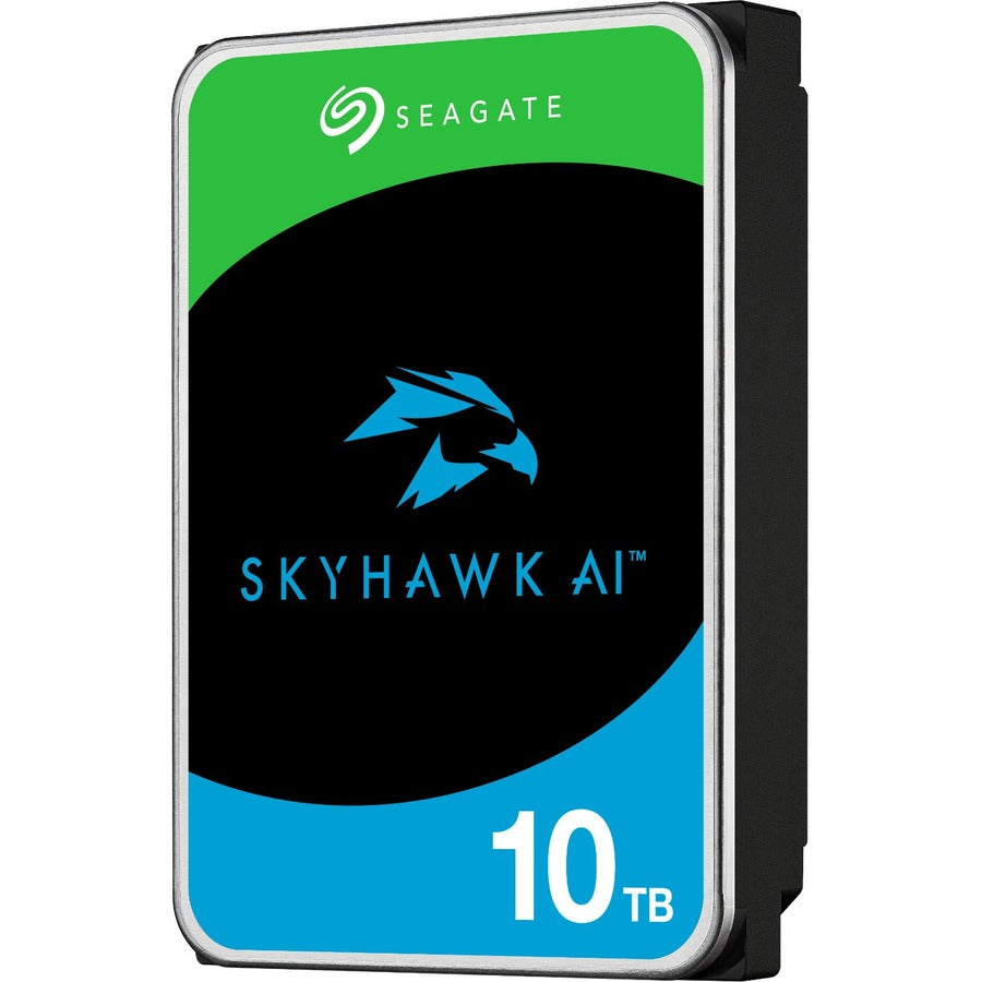 Seagate SkyHawk AI ST10000VE001 10 TB Hard Drive - 3.5" Internal - SATA (SATA/600) - Conventional Magnetic Recording (CMR) Method ST10000VE001