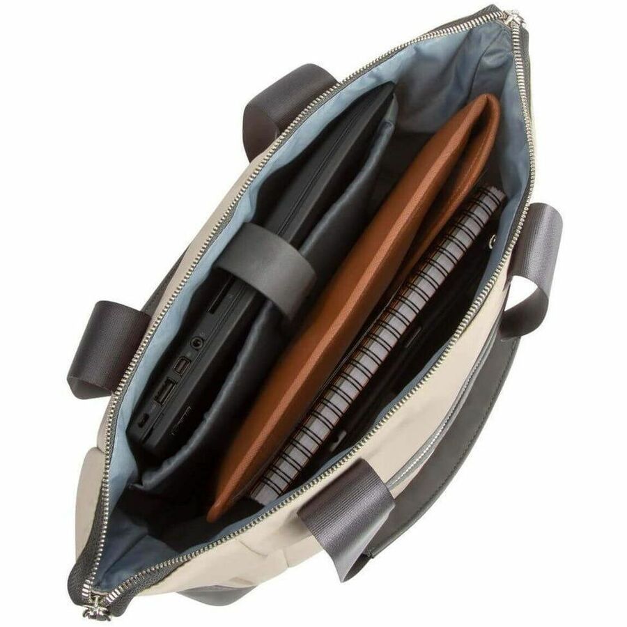 Targus Newport TBO00206GL Carrying Case (Tote) for 15" Notebook, Tablet, Accessories - Tan TBO00206GL