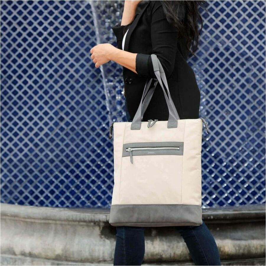 Targus Newport TBO00206GL Carrying Case (Tote) for 15" Notebook, Tablet, Accessories - Tan TBO00206GL