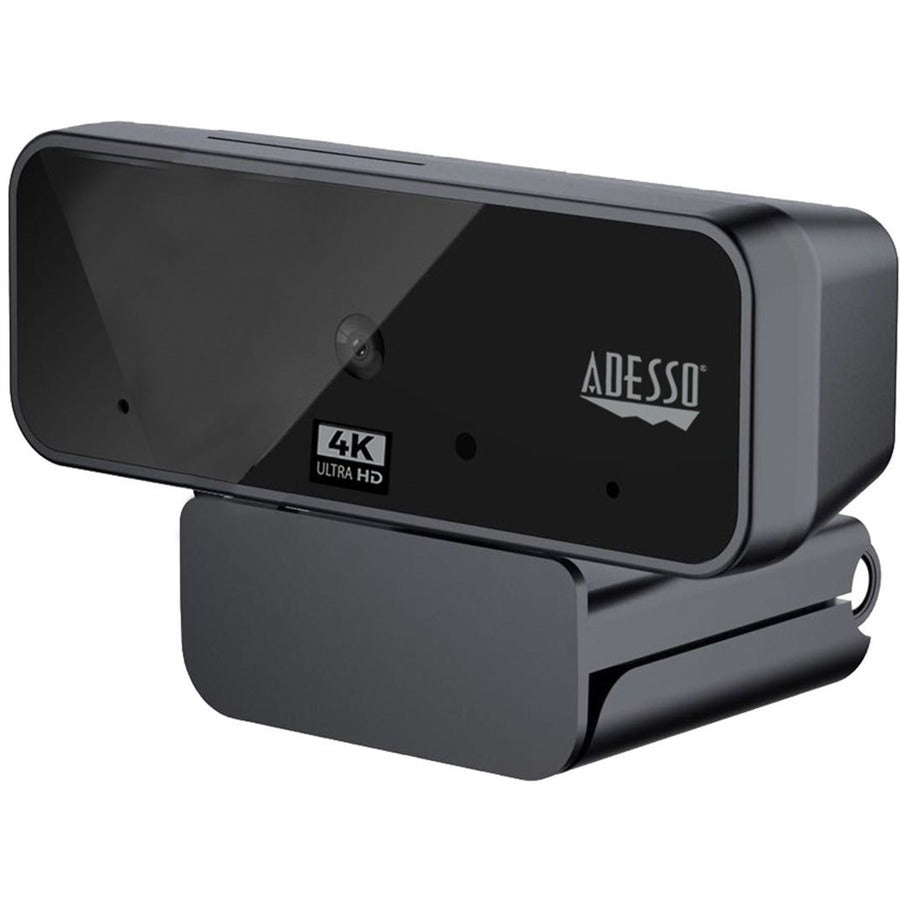 Adesso CyberTrack H6 4K Ultra HD Webcam - 8 Megapixel - 30 fps - USB 2.0 - Fixed Focus - Tripod mount - Privacy shutter CYBERTRACK H6