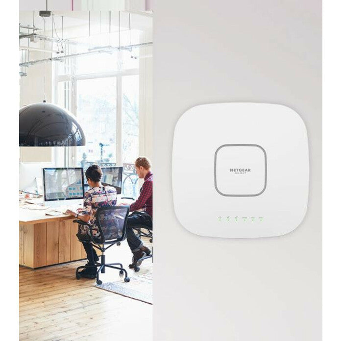 Netgear Business WAX630 Tri Band IEEE 802.11 a/b/g/n/ac/ax/i 6 Gbit/s Wireless Access Point - Indoor WAX630PA-100NAS