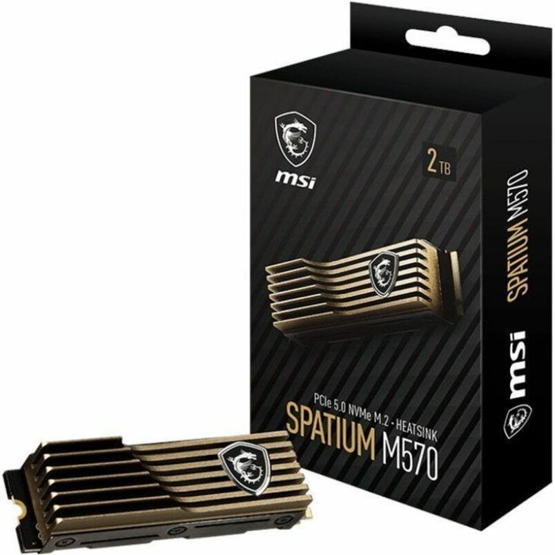 MSI SPATIUM M570 2 TB Solid State Drive - M.2 2280 Internal - PCI Express NVMe (PCI Express NVMe 5.0 x4) SM570N2TBH