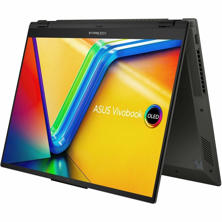 Asus Vivobook S 16 Flip OLED TN3604 TN3604YA-DS51T 16" Touchscreen Convertible 2 in 1 Notebook - WUXGA - AMD Ryzen 5 7530U - 8 GB - 512 GB SSD - Midnight Black TN3604YA-DS51T