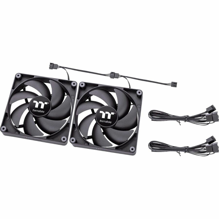 Thermaltake CT120 PC Cooling Fan (2-Fan Pack) - 2 Pack CL-F147-PL12BL-A