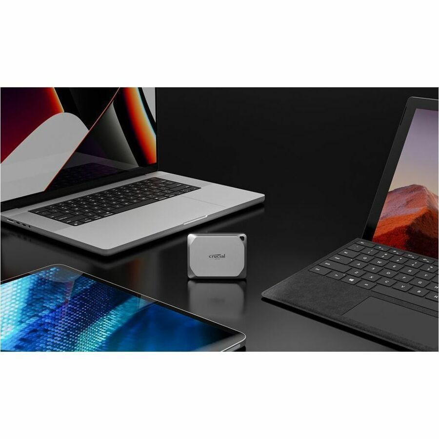 Crucial X9 Pro 4 TB Portable Solid State Drive - External - Gray CT4000X9PROSSD9
