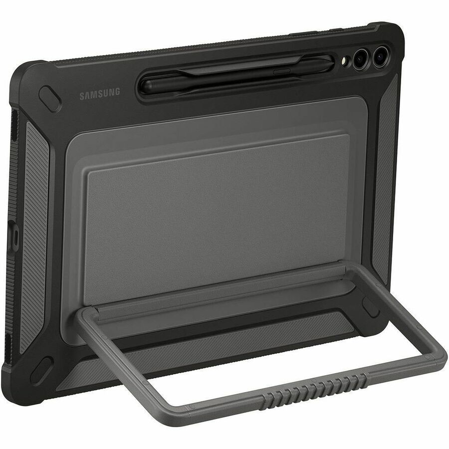 Samsung Rugged Carrying Case Samsung Galaxy Tab S9+ Tablet, Stylus - Black EF-RX810CBEGUJ