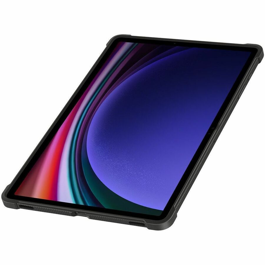 Samsung Rugged Carrying Case Samsung Galaxy Tab S9+ Tablet, Stylus - Black EF-RX810CBEGUJ
