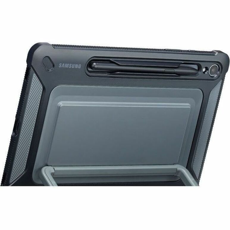 Samsung Rugged Carrying Case for 11" Samsung Galaxy Tab S9 Tablet, Stylus - Black EF-RX710CBEGUJ